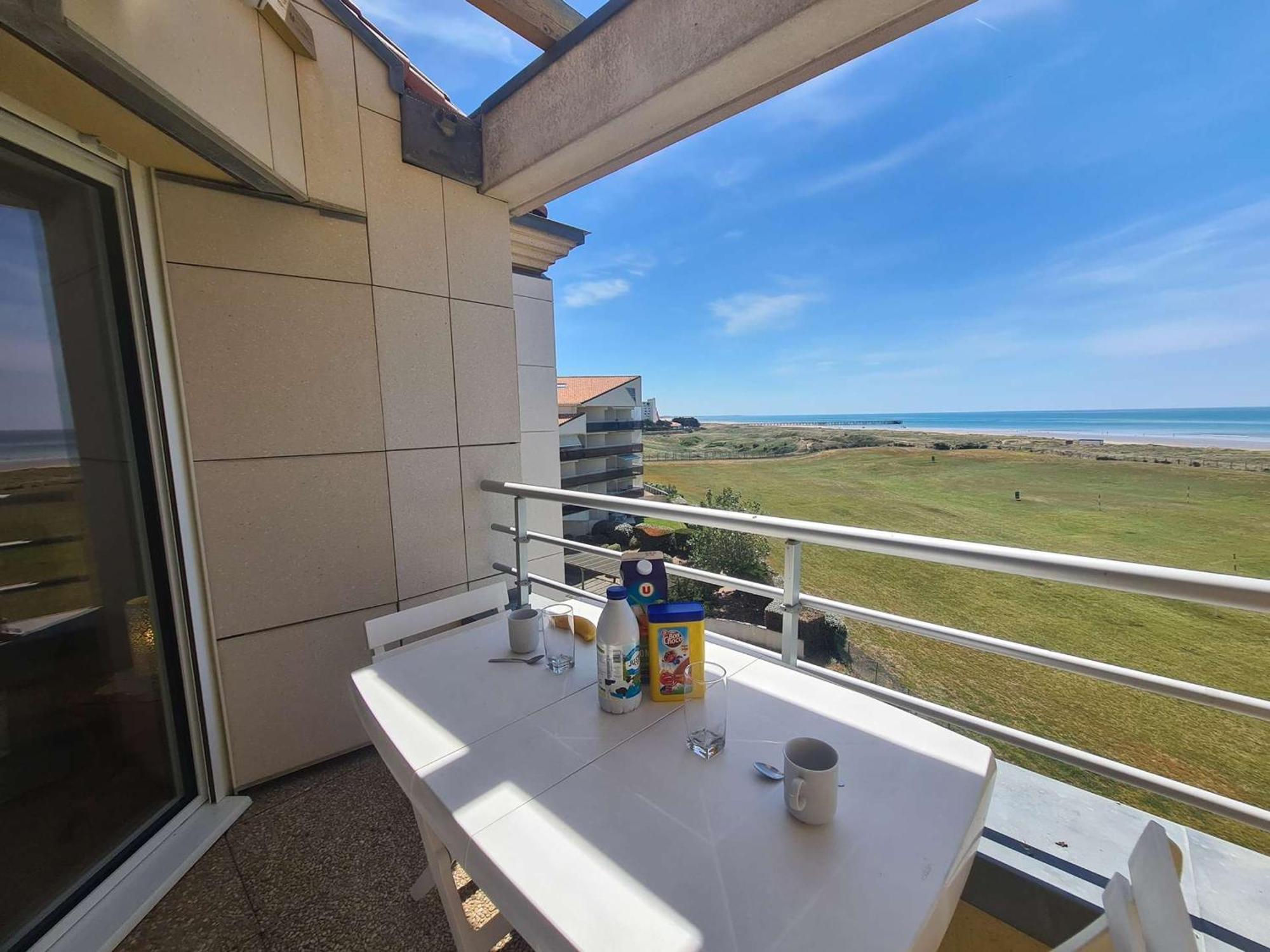 Appartement 2 Pieces/Cabine, Piscine, Parking, Bord De Mer - Saint Jean De Monts - Fr-1-224C-81 외부 사진
